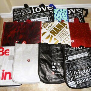 lululemon- 10 reusable  bags for $20